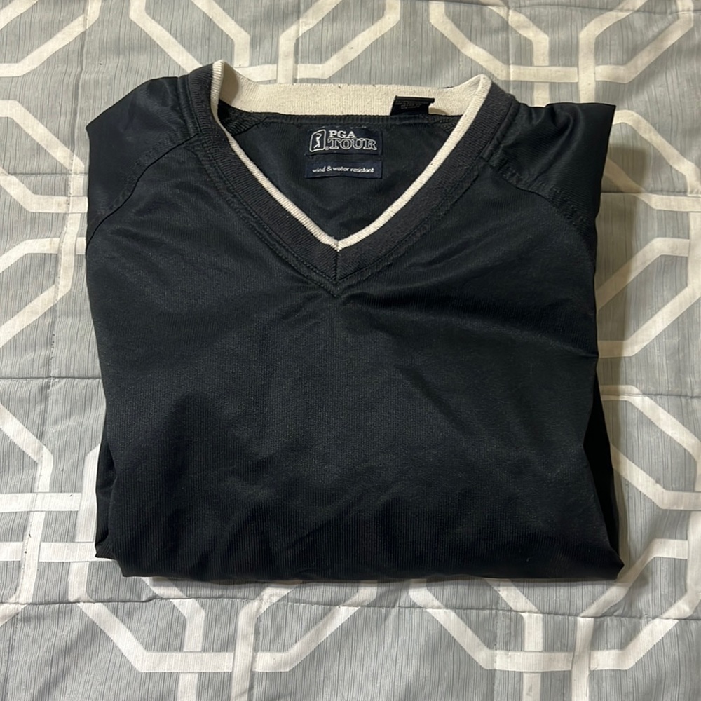 Black PGA tour windbreaker
